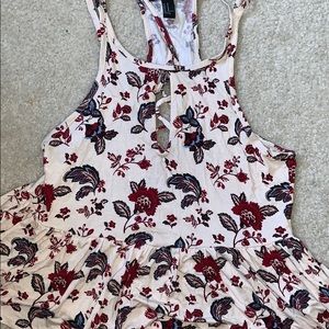 forever 21 peplum tank top